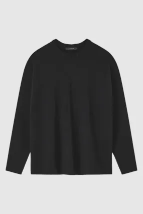 A Emery Reid Crew Knit in Black