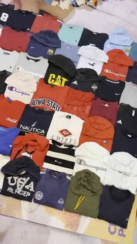 Authentic vintage sweatshirts 50 pieces