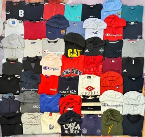 Authentic vintage sweatshirts 50 pieces