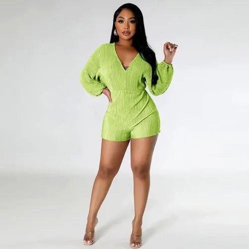 Chic Spring Jumpsuit for Women  Long Sleeve One-Piece Outfit