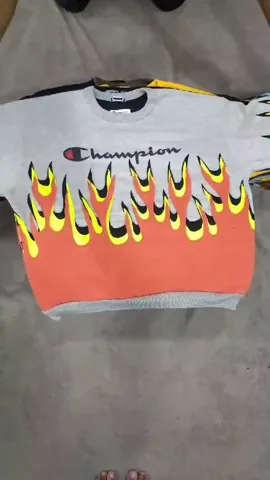 CR2326 Rework Flame Sweatshirts - 25 Pcs