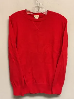 Crew Cuts Size 8 Red Solid Cotton Big Boys Sweaters & Vests