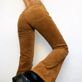 Early 2000s Velvety Tan Pants