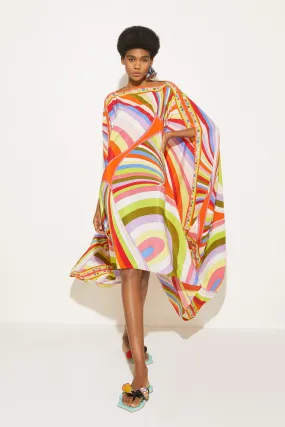 Elegant Korean BSY Kaftan, Premium Silk Crepe Printed Caftan For Women's