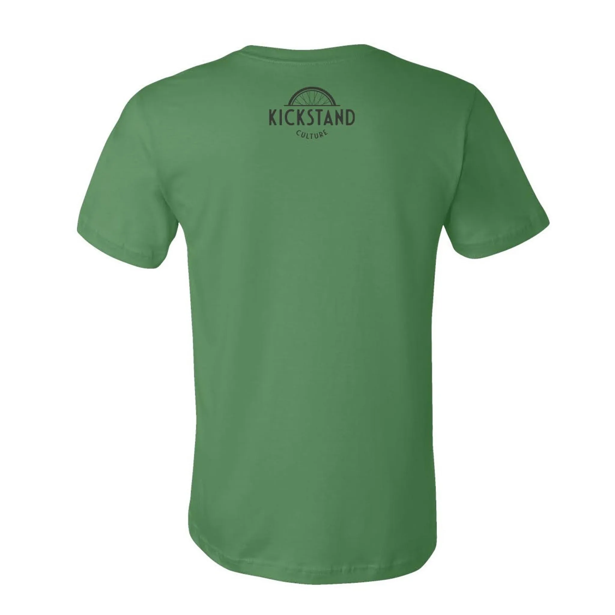 Fatty - Fat Tire Bike T-Shirt from Kickstand Culture, Green, Unisex