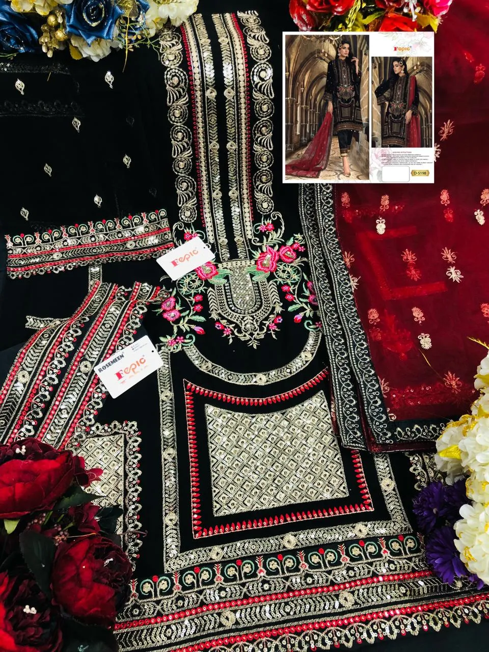 FEPIC ROSEMEEN D-5198 DESIGNER SUIT
