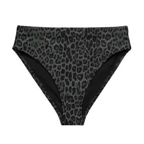 Goth Kitty High-Waisted Sport Bikini Bottom