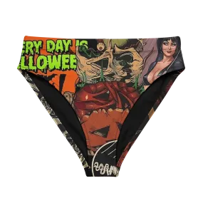 Halloween Horrors High-Waisted Sport Bikini Bottoms