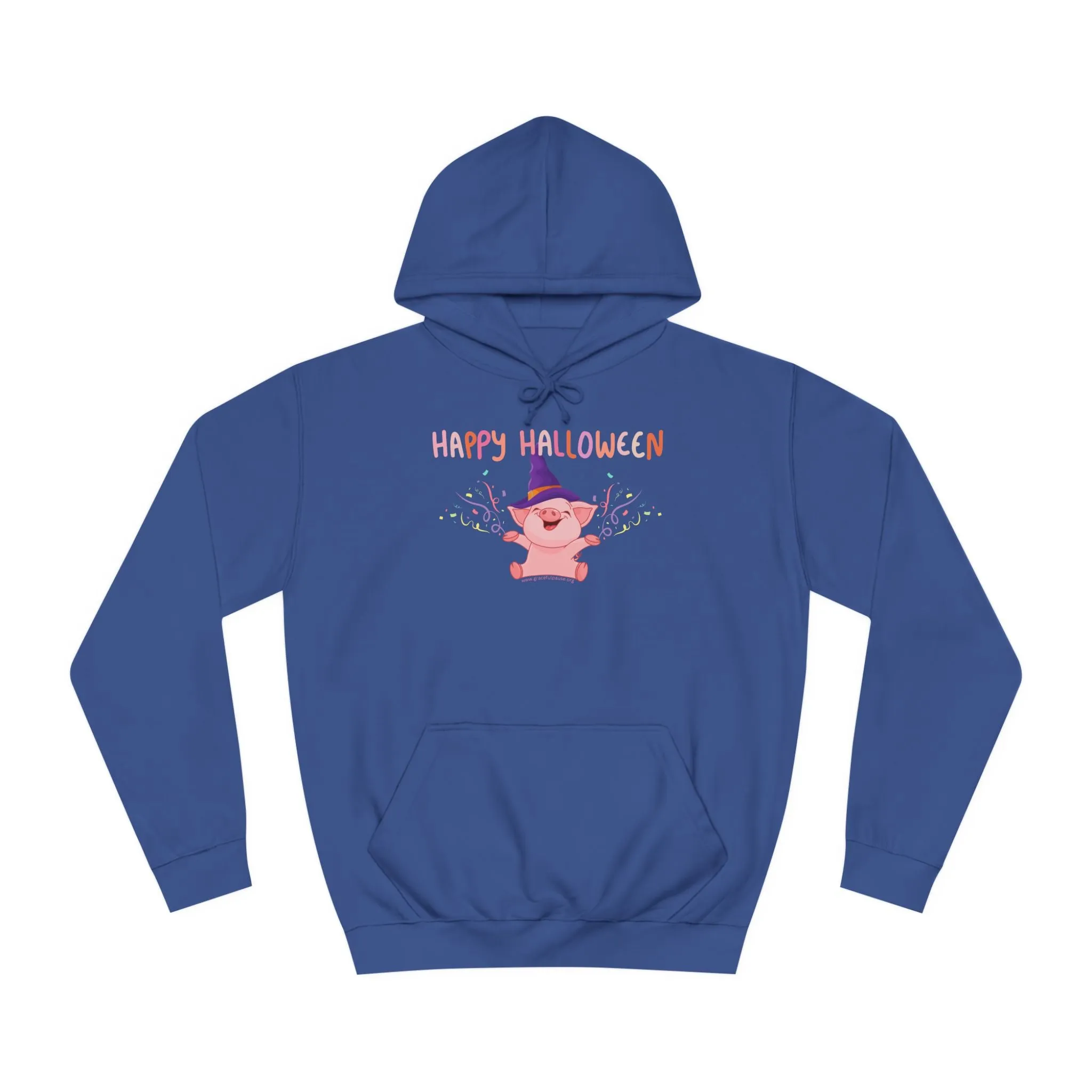 Happy Halloween Pig - Unisex College Hoodie