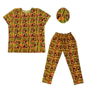 Kente Pant/cap Set2