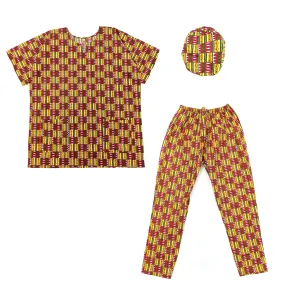 Kente Pant/cap Set