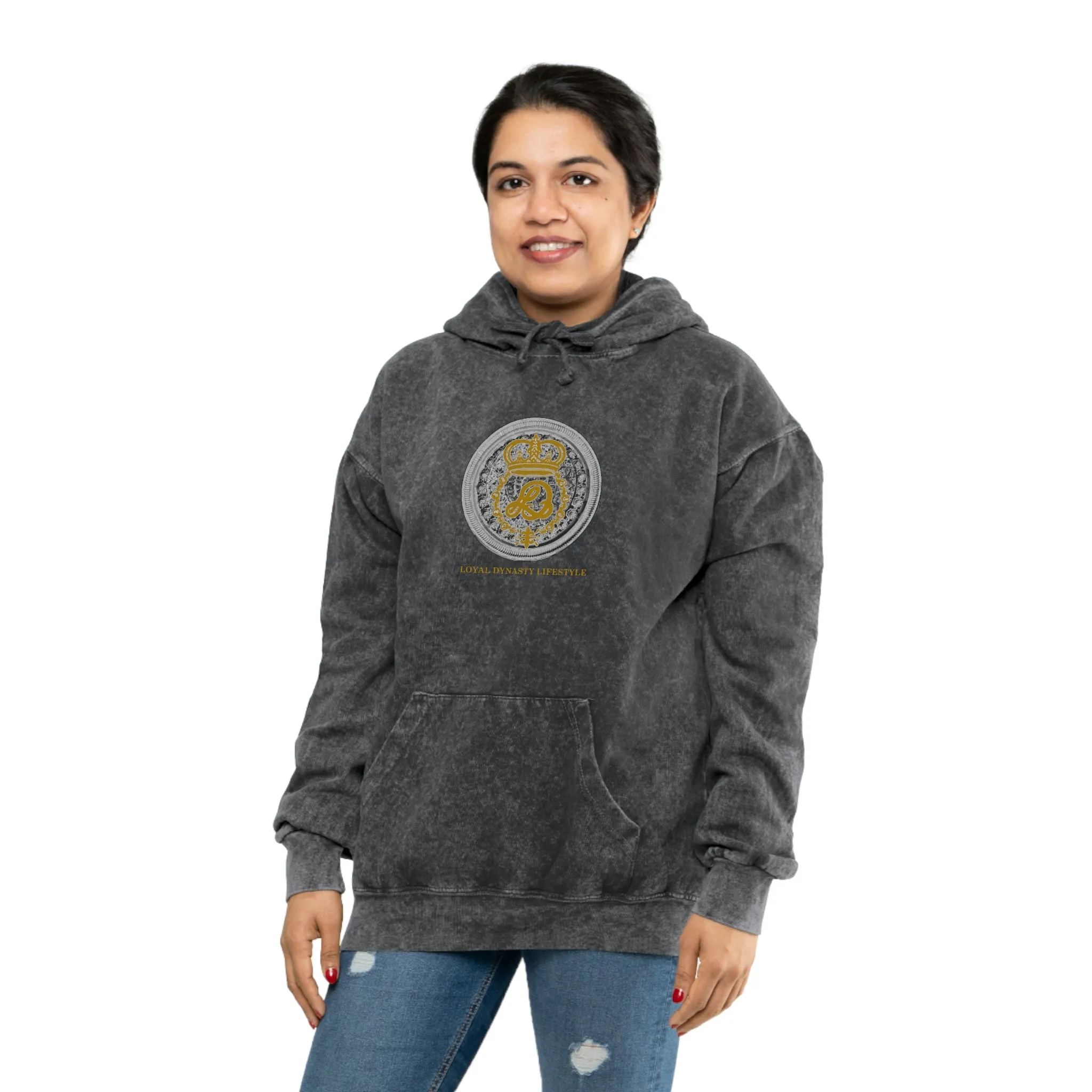 LD K.I.N.G Unisex Mineral Wash Hoodie