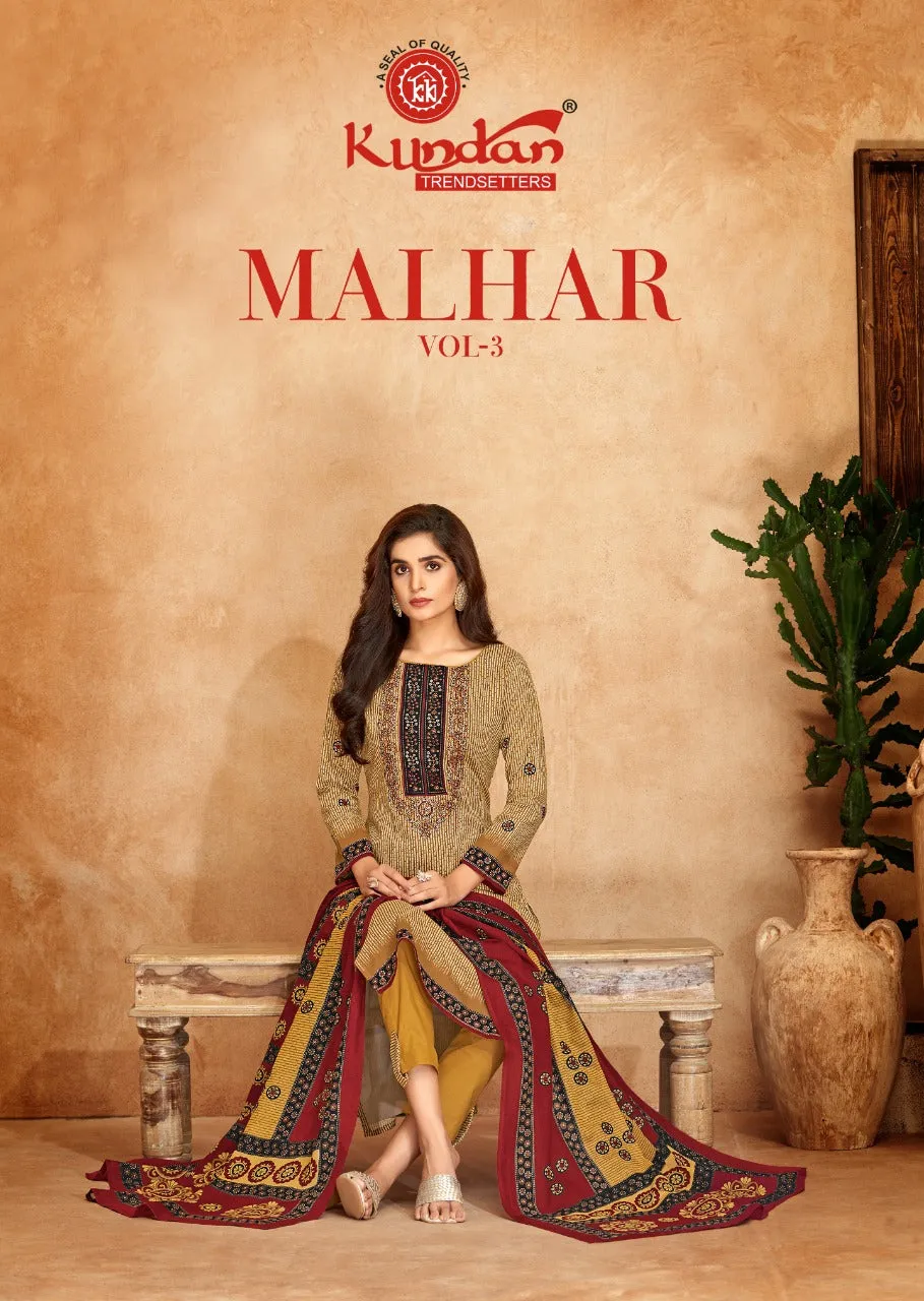 MALHAR VOL -3 COTTON SUIT COLLECTION