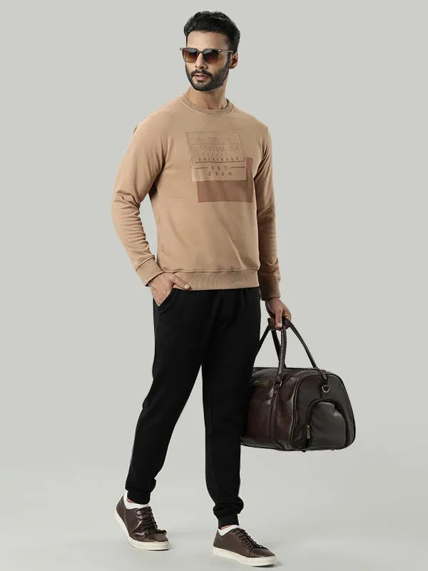 Men Full Sleeve Graphic Crew Neck Sweatshirt