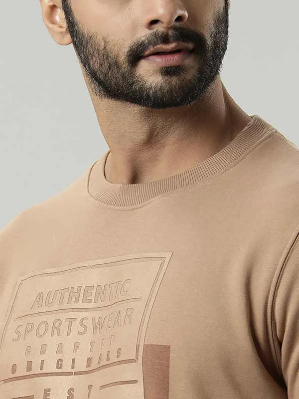 Men Full Sleeve Graphic Crew Neck Sweatshirt