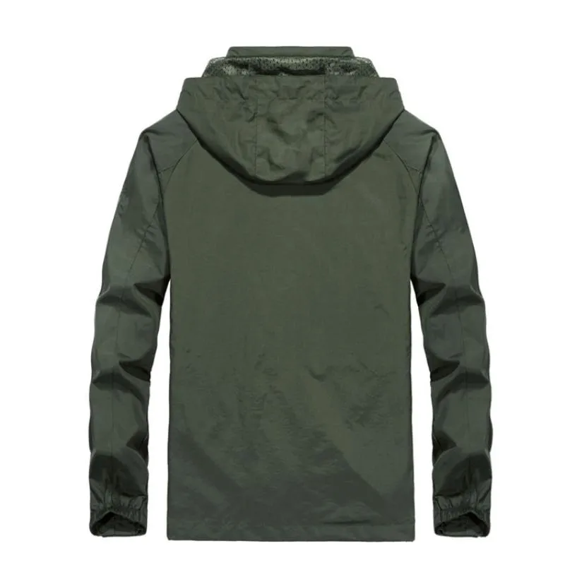 Men's Autumn Casual Waterproof Hooded Windbreaker