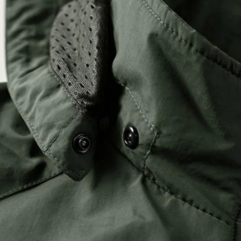 Men's Autumn Casual Waterproof Hooded Windbreaker