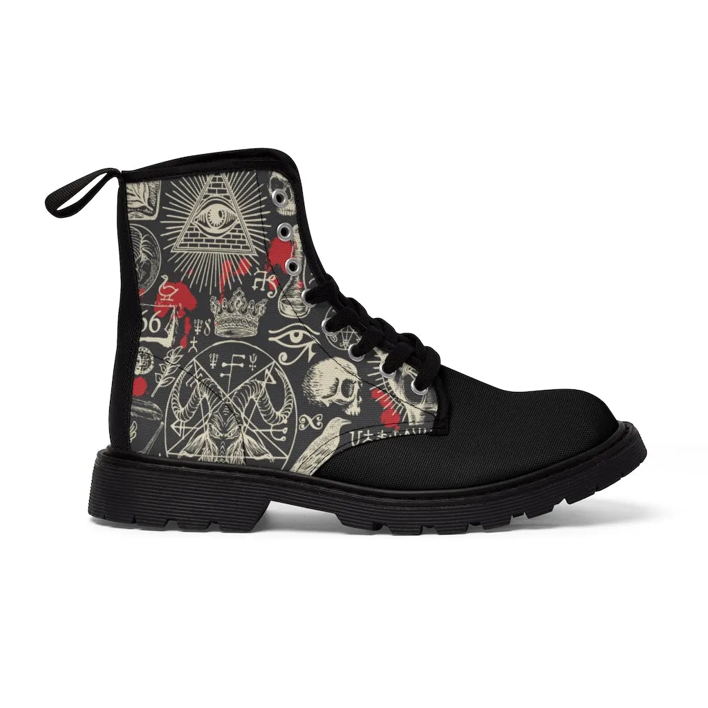 Men's Canvas Boots