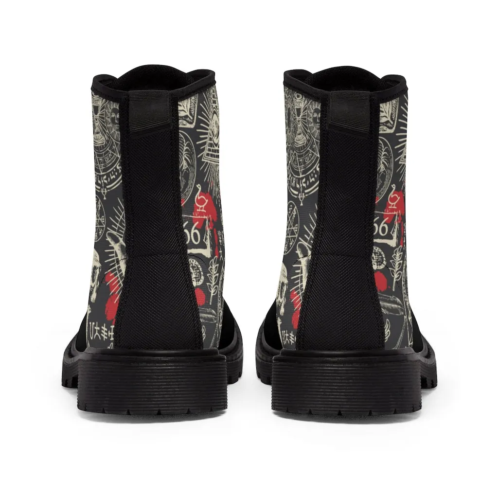 Men's Canvas Boots