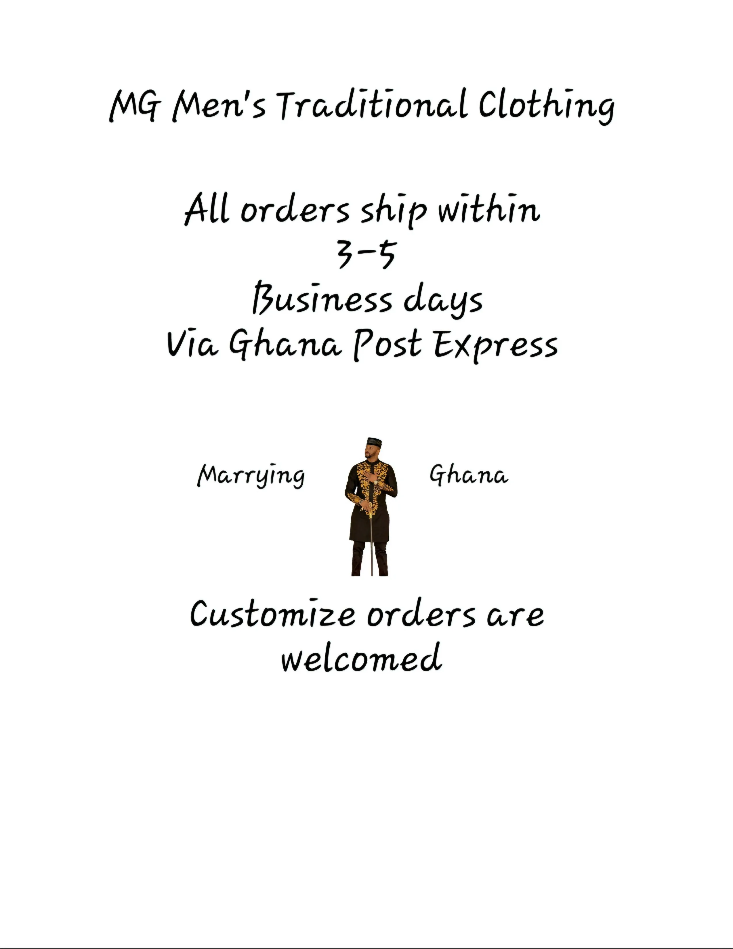 MG Men's Traditional African Wear/ Kafka, African Suit T142