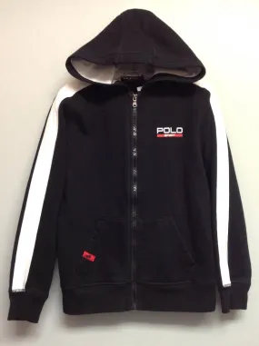 Ralph Lauren Size 10 Black Cotton Blend Big Boys Sweat Tops