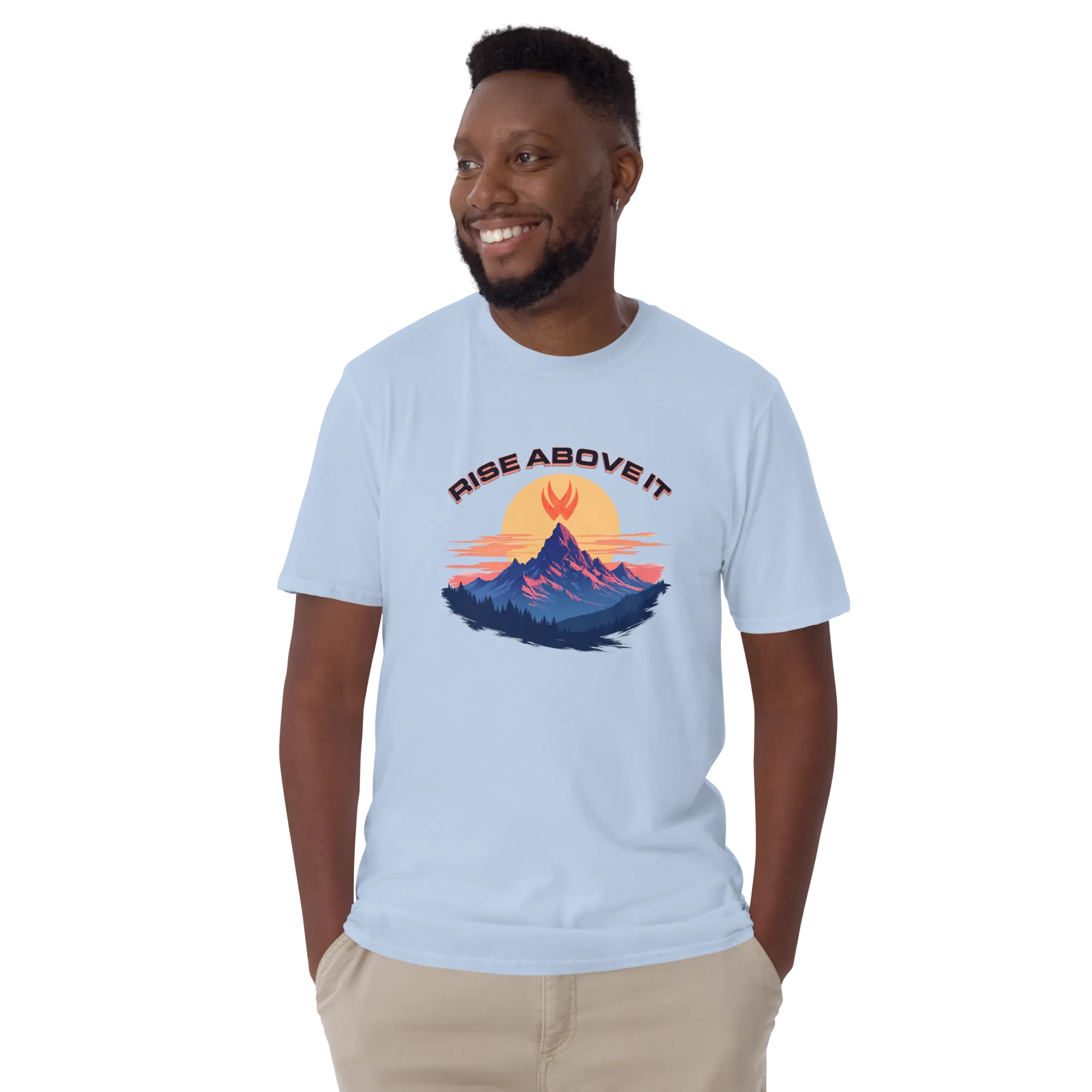 Rise Above It Mountain Top Men's Tee