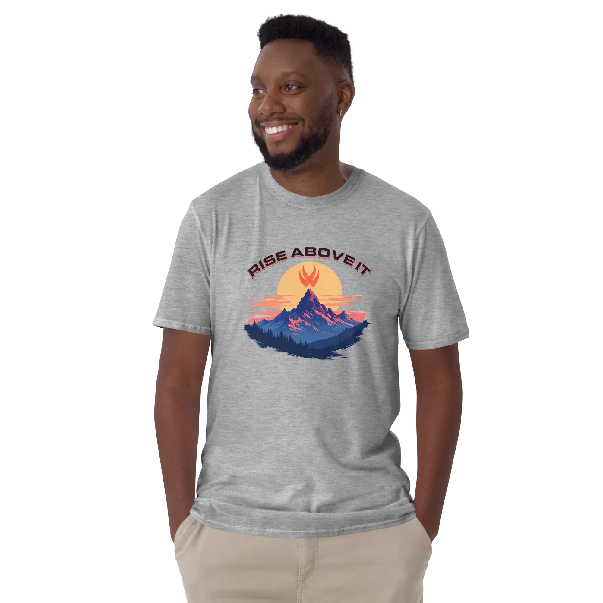 Rise Above It Mountain Top Men's Tee