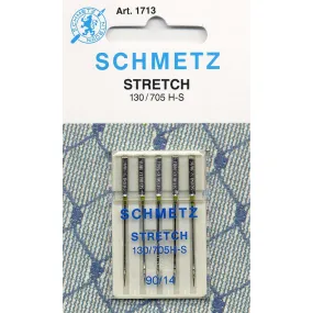 Schmetz Stretch Machine Needles Sizes 14/90 5 Pcs