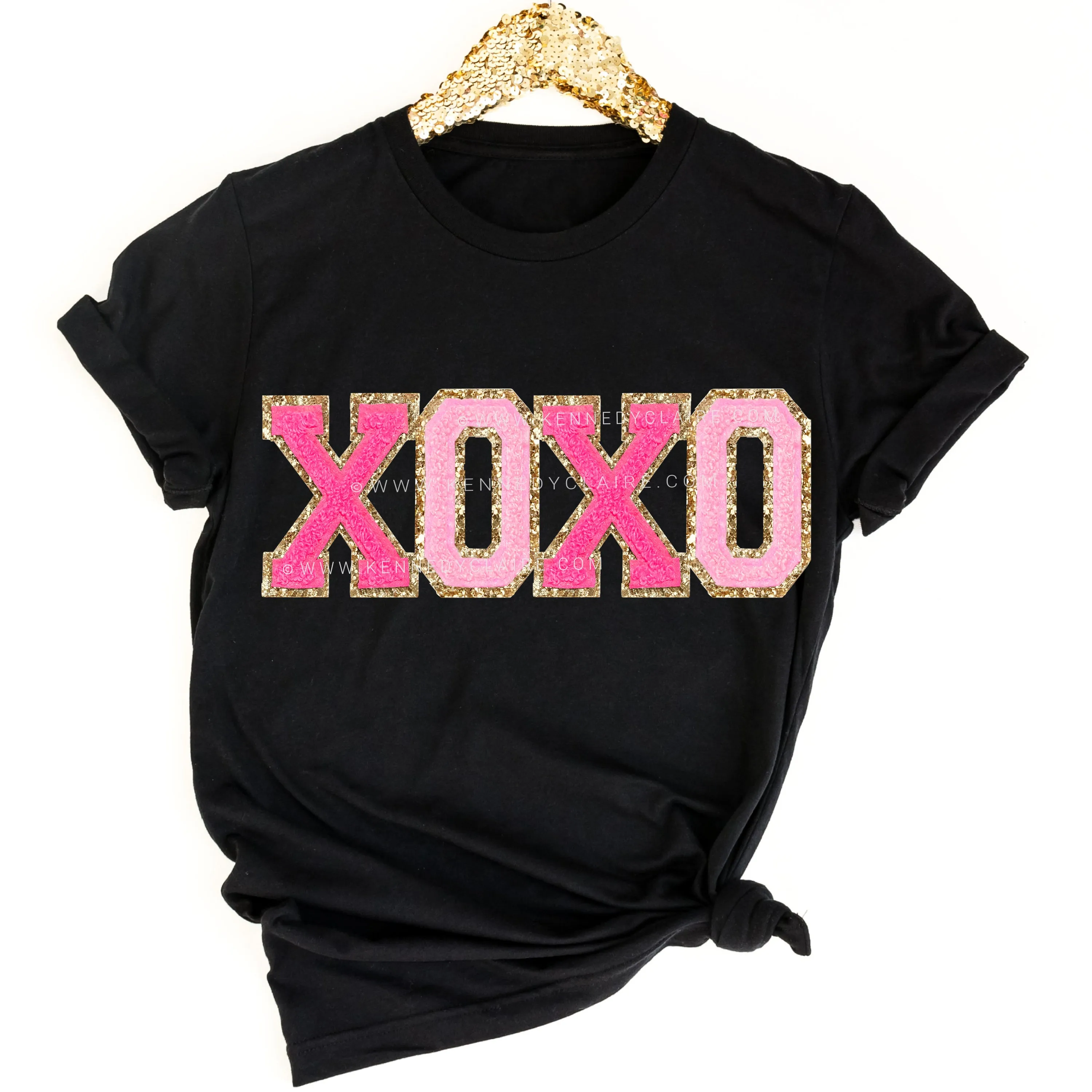 Valentines Day Letter Patch Sweatshirt