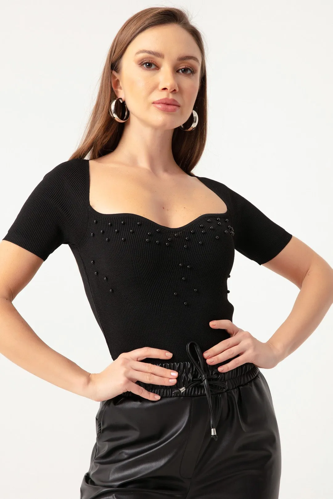 Women'S Heart Yola Stone Short Sold Kntty Sweater